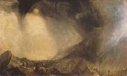 Snow Storm Hannibal and his Army crossing the Alps (mk09) J.M.W. Turner